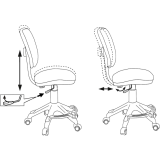 Детское кресло Бюрократ CH-W204/F Maskarad (CH-W204/F/MASKARAD)