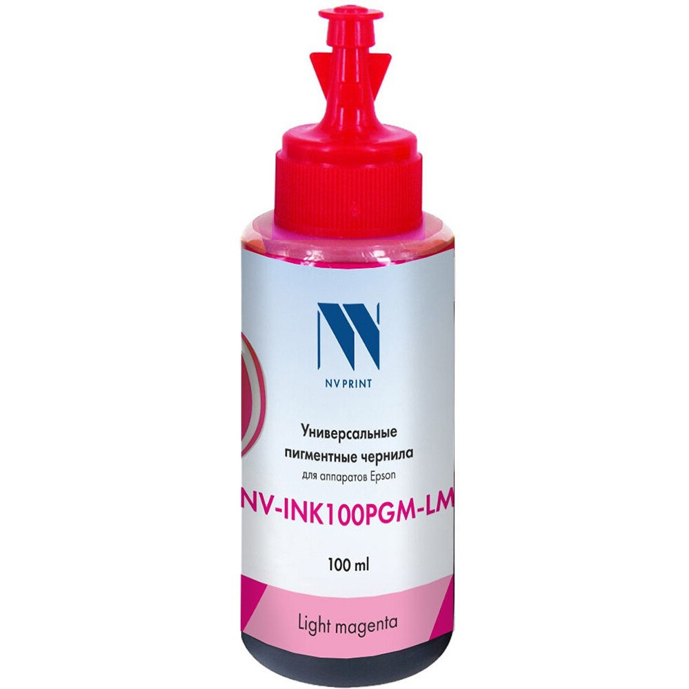 Чернила NV Print INK100PGM Light Magenta - NV-INK100PGM-LM