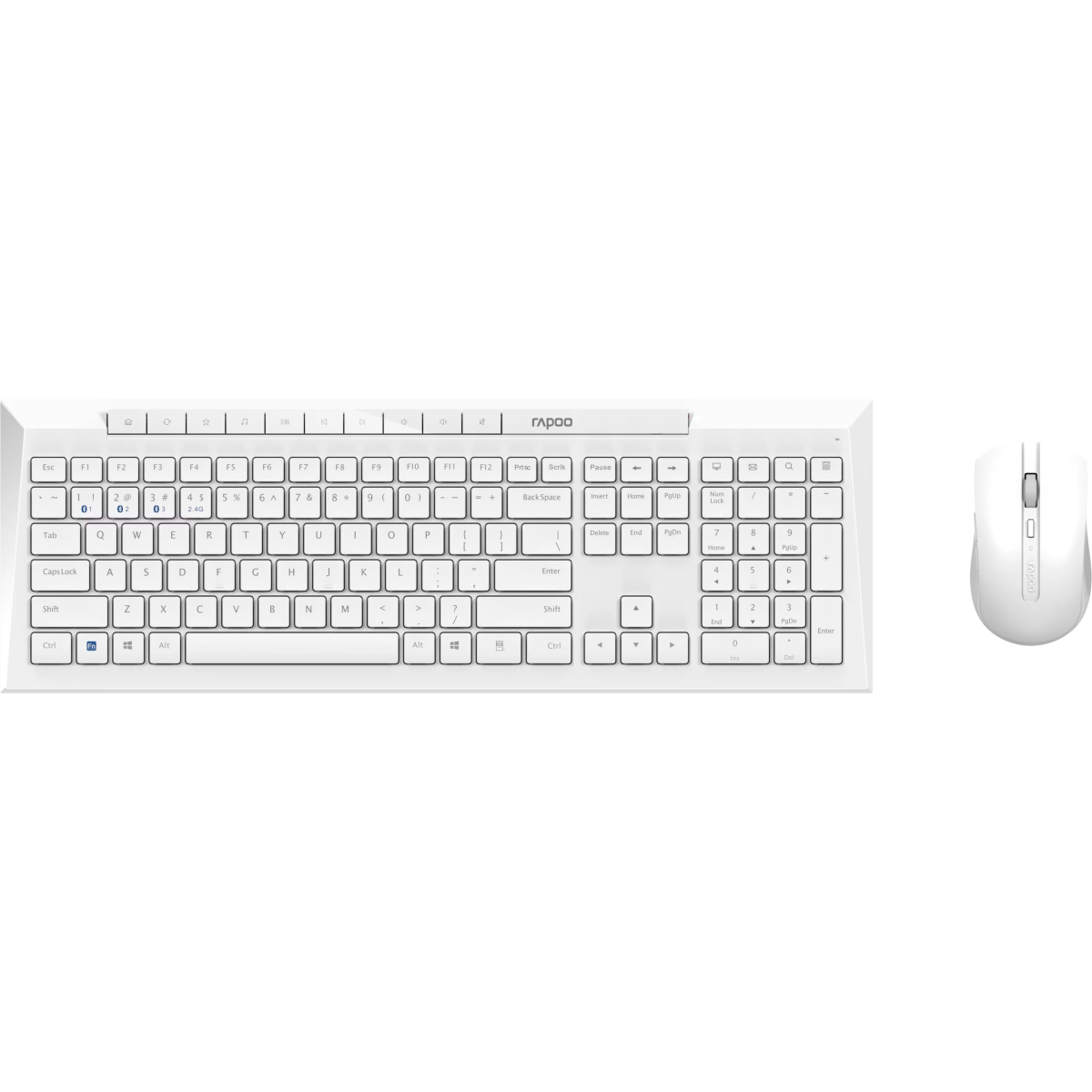 Клавиатура + мышь Rapoo 8210M White