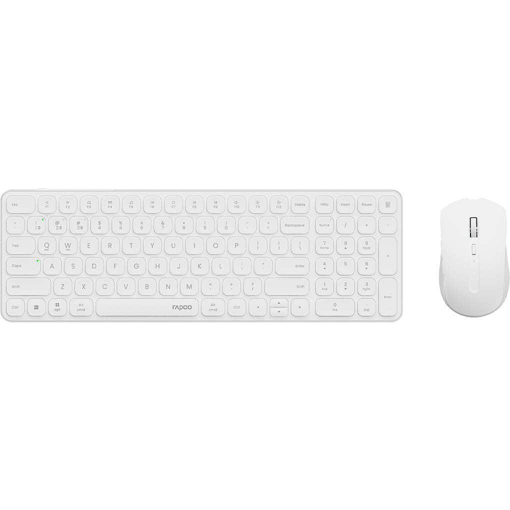 Клавиатура + мышь Rapoo 9350S White