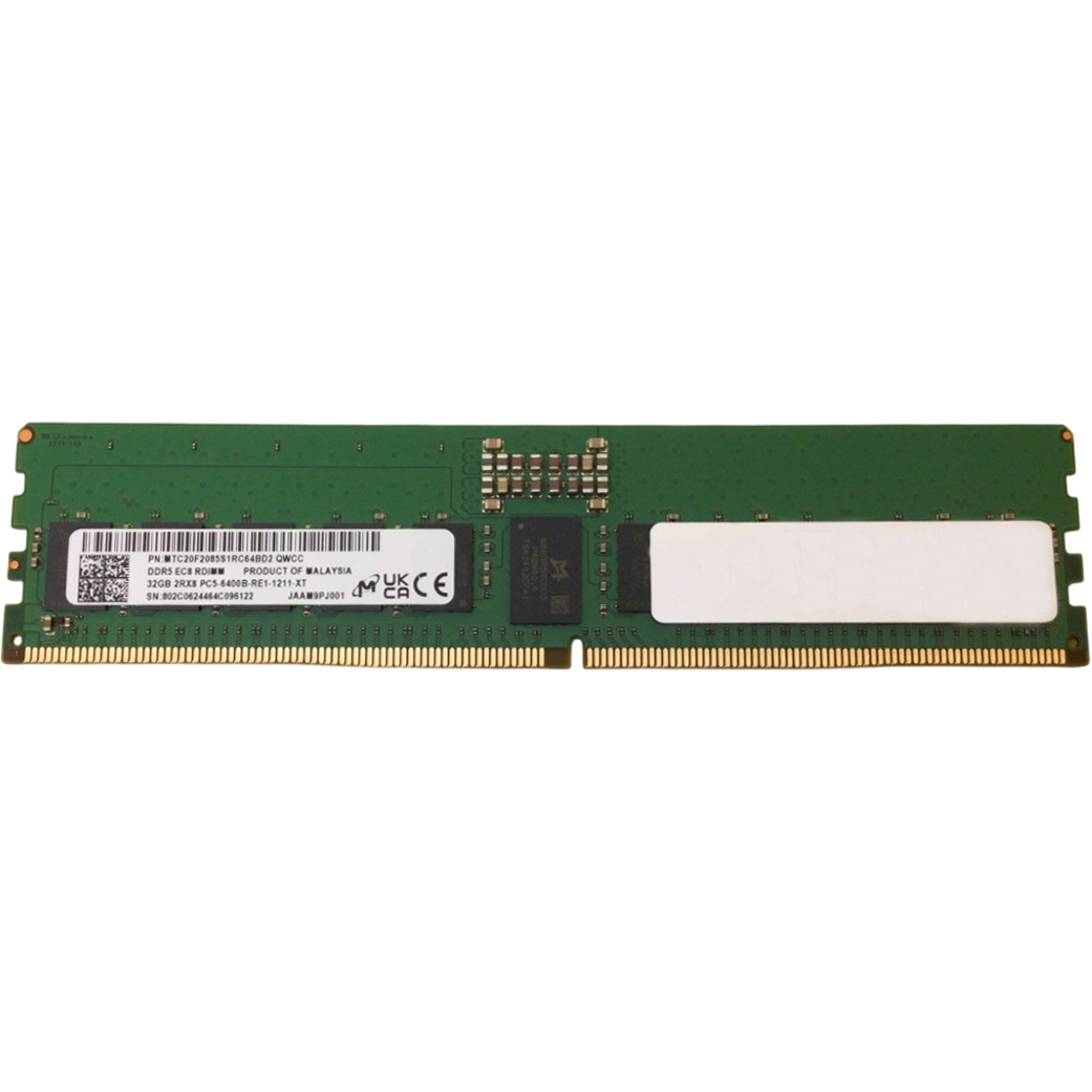 Оперативная память 32GB DDR5 6400MHz Micron ECC Reg (MTC20F2085S1RC64BD2) OEM