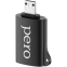 Переходник USB A (F) - microUSB B (M), PERO AD02 Black - PRAD02MUBK