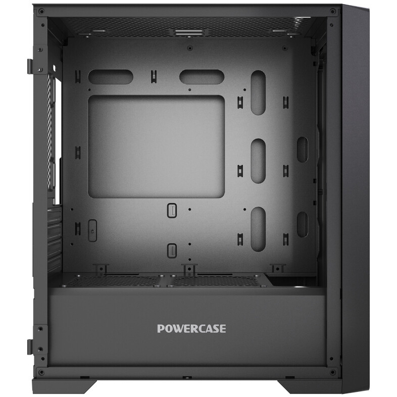 Корпус Powercase ByteFlow Micro NF Black - CAMBNF-F0 - фото 5