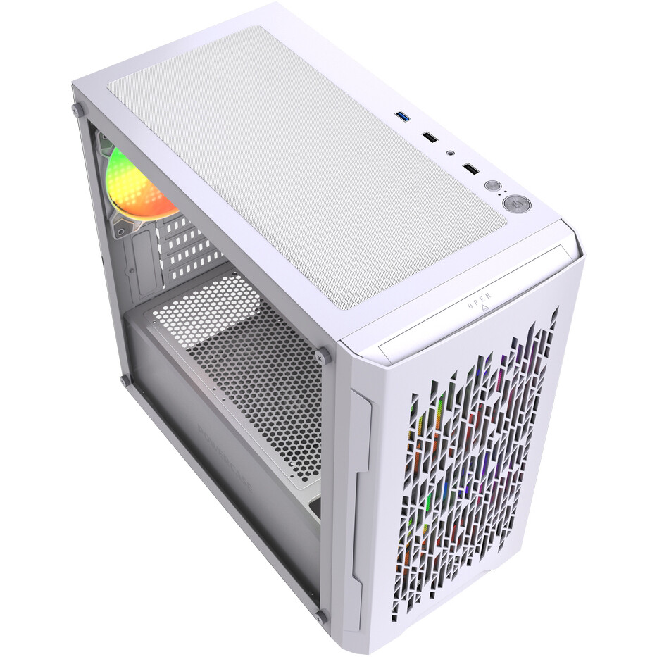Корпус Powercase Mistral Micro D3W ARGB V2 White - CMMDW-A3-V2 - фото 4