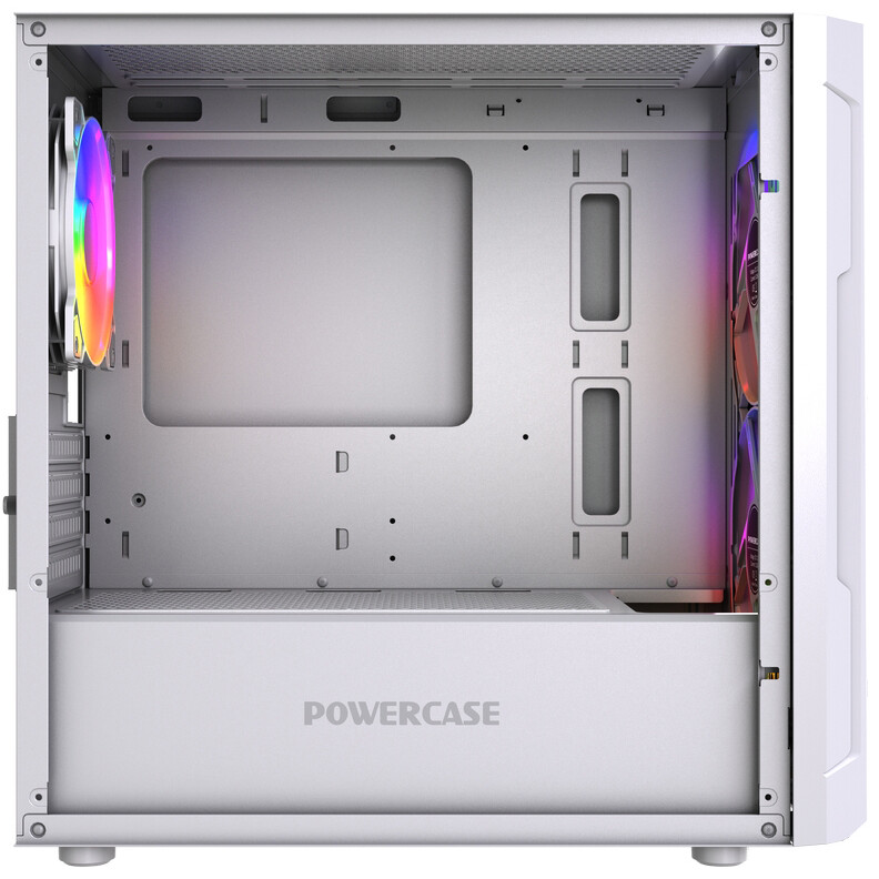 Корпус Powercase Mistral Micro D3W ARGB V2 White - CMMDW-A3-V2 - фото 5