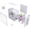 Корпус Powercase Mistral Micro D3W ARGB V2 White - CMMDW-A3-V2 - фото 8