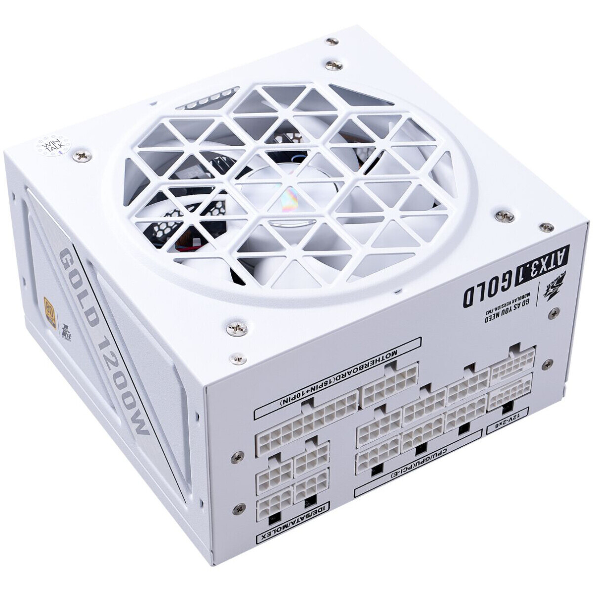 Блок питания 1200W 1STPLAYER NGDP HA-1200BA4 White - HA-1200BA4-WH - фото 3