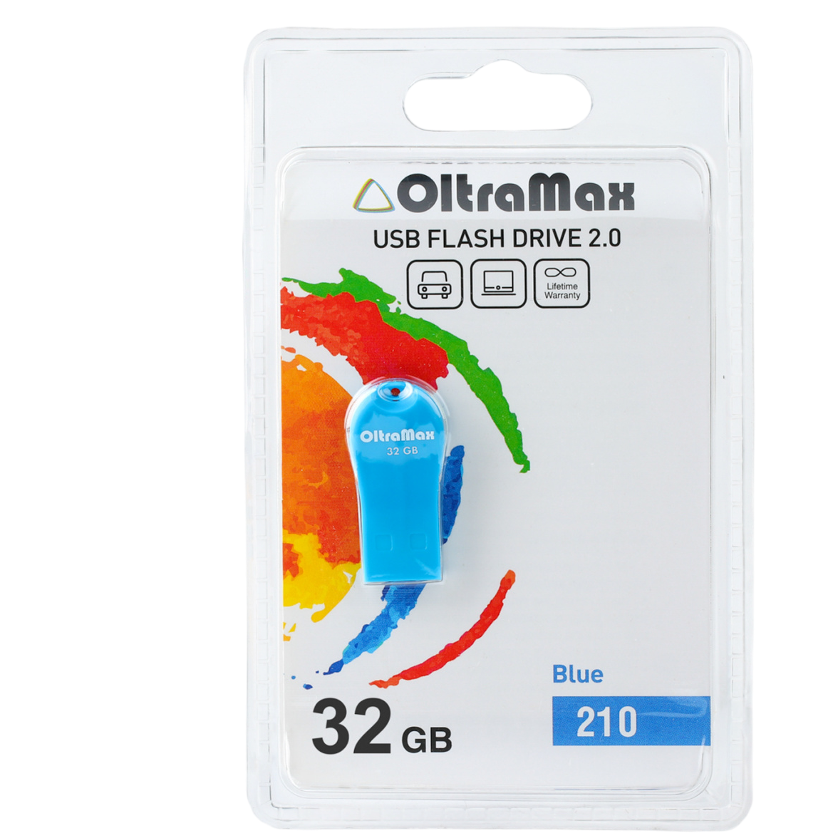 USB Flash накопитель 32Gb OltraMax 210 Blue - OM-32GB-210-Blue - фото 3