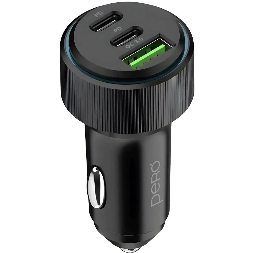 Автомобильное зарядное устройство PERO AC07 Black - AС07BL