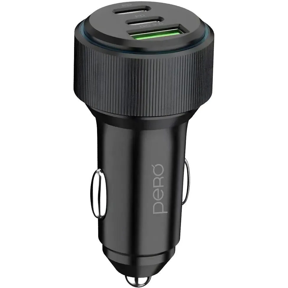 Автомобильное зарядное устройство PERO AC07 Black - AС07BL - фото 2