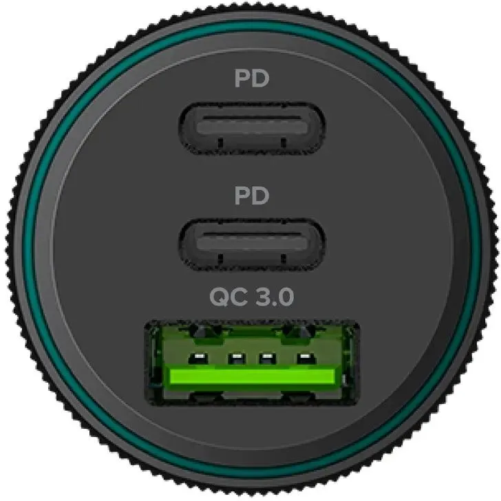 Автомобильное зарядное устройство PERO AC07 Black - AС07BL - фото 4