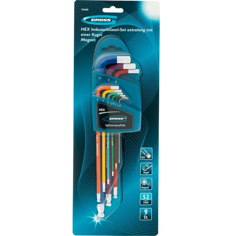 Набор шестигранных ключей GROSS 16400 - фото 5