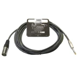 Кабель 6.3 Jack (M) - XLR (M), 10м, INVOTONE ACM1010S BK (448154)