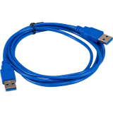 Кабель USB A (M) - USB A (M), 1.5м, ExeGate EX-CC-USB3-AMAM-1.5 (EX300132RUS)