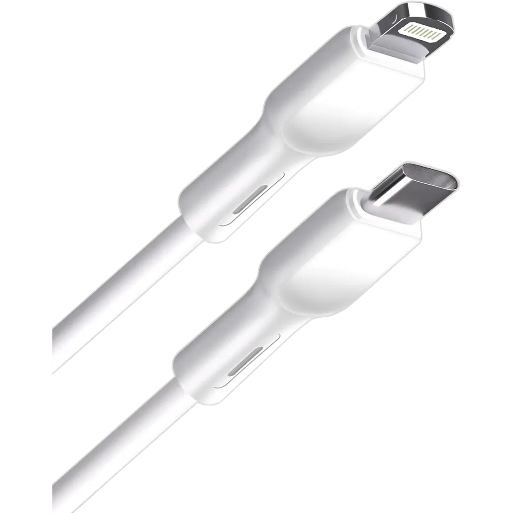 Кабель USB Type-C - Lightning, 2м, BoraSCO 52392 White