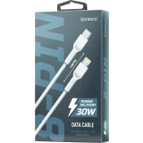 Кабель USB Type-C - Lightning, 2м, BoraSCO 52392 White