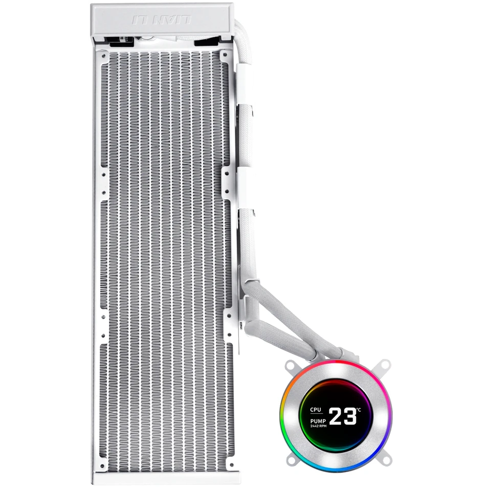 Система жидкостного охлаждения Lian Li HydroShift II LCD-C 360N White - G89.GHS2LCD36W.R0 - фото 2
