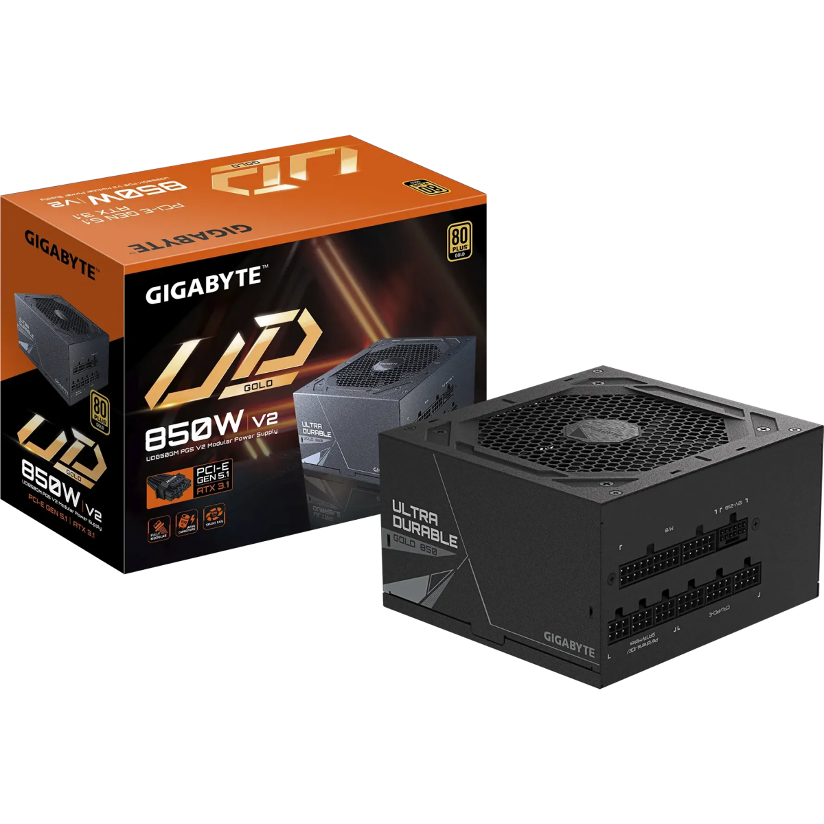 Блок питания 850W Gigabyte GP-UD850GM PG5 V2 - фото 7