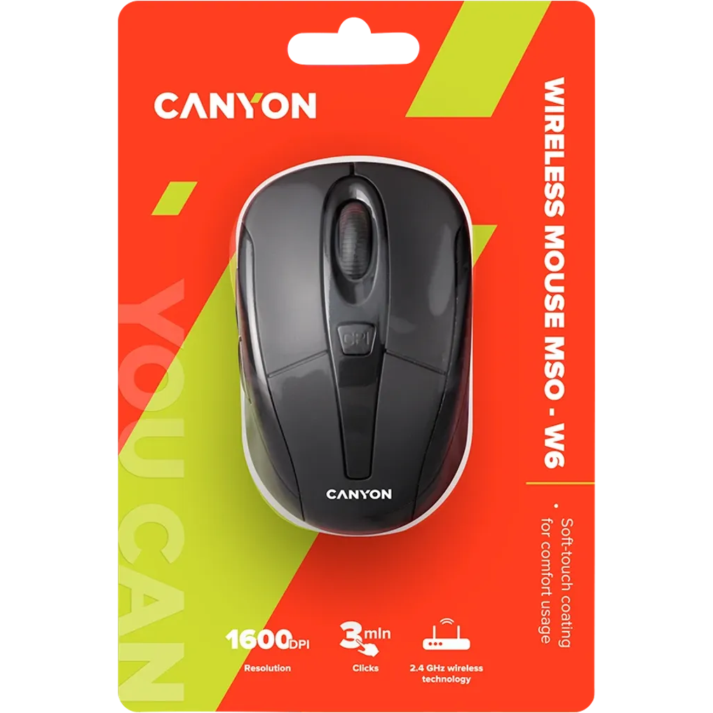 Мышь Canyon CNR-MSOW06B Black - фото 4