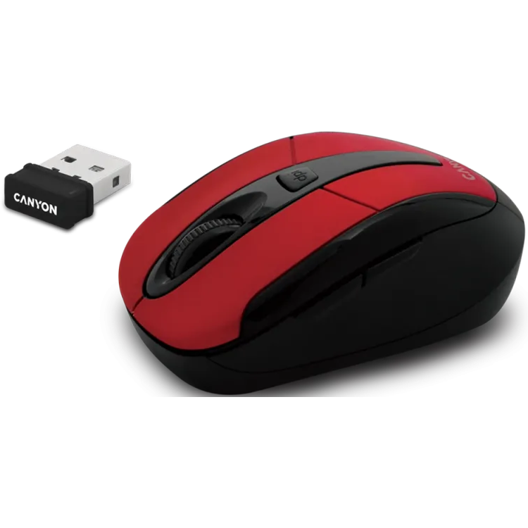 Мышь Canyon CNR-MSOW06R Red - фото 3