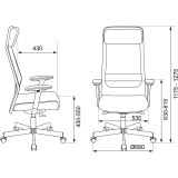 Офисное кресло Бюрократ T-995 Grey (T-995/NEO-GREY)
