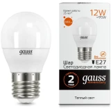 Светодиодная лампочка Gauss 53212 12W E27, 10 шт