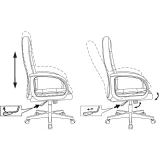 Офисное кресло Бюрократ CH 002 3C1 Grey