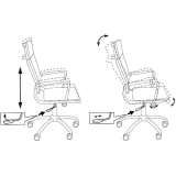 Офисное кресло Бюрократ CH-993 Orange (CH-993/ORANGE)
