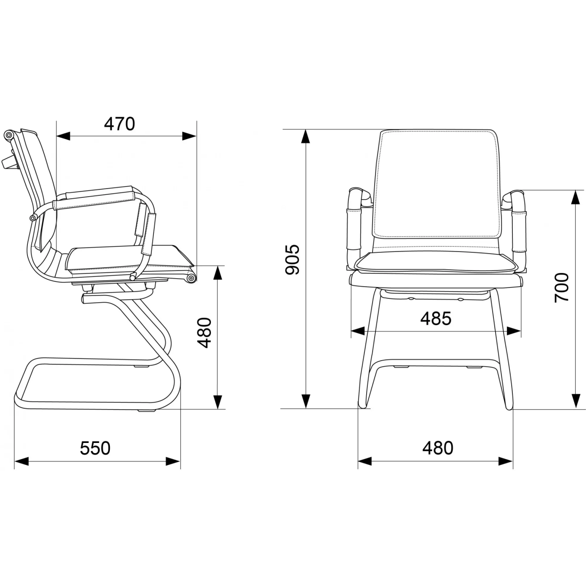 Офисное кресло Бюрократ CH-993-LOW-V Ivory - CH-993-LOW-V/IVORY - фото 4