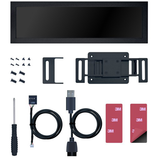 Монитор параметров Lian Li 8.8 Universal Screen (US88v1) Black - G89.SM088X.R0 - фото 5