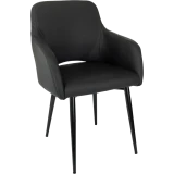 Офисное кресло Бюрократ CH-380F Black (CH-380F/BLACK-PU)