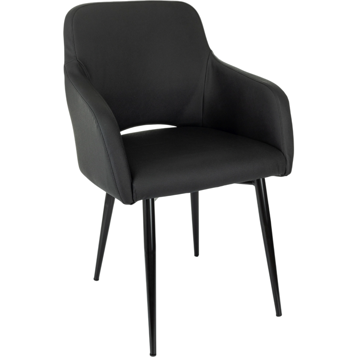 Офисное кресло Бюрократ CH-380F Black - CH-380F/BLACK-PU - фото 3