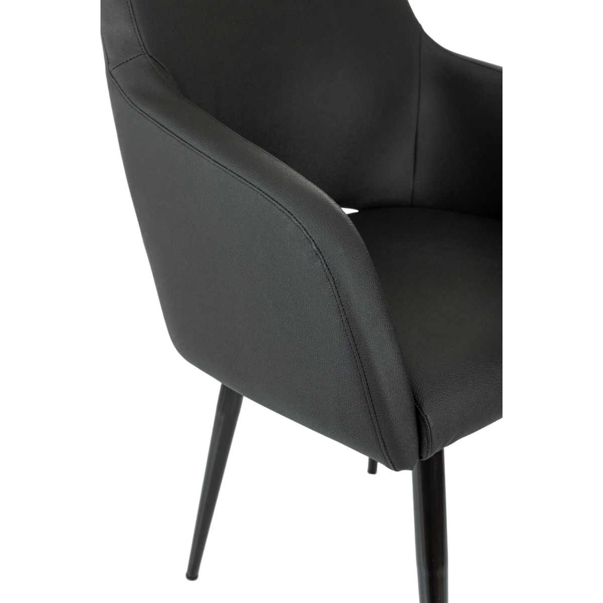 Офисное кресло Бюрократ CH-380F Black - CH-380F/BLACK-PU - фото 6