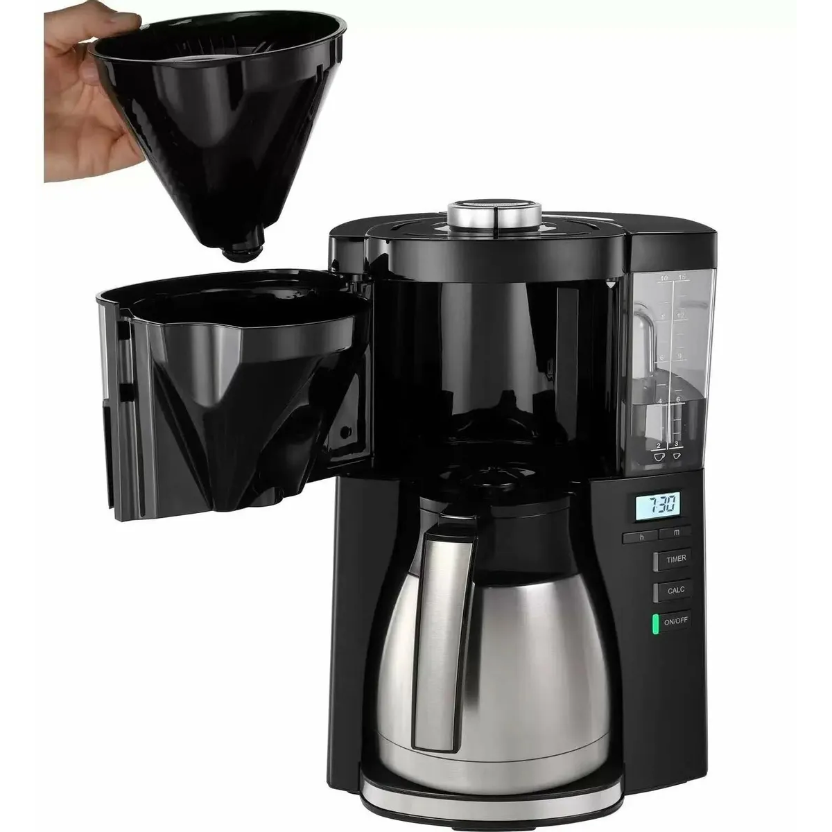 Кофеварка Melitta Look V Therm Timer Black Filter - 1025-18 - фото 4