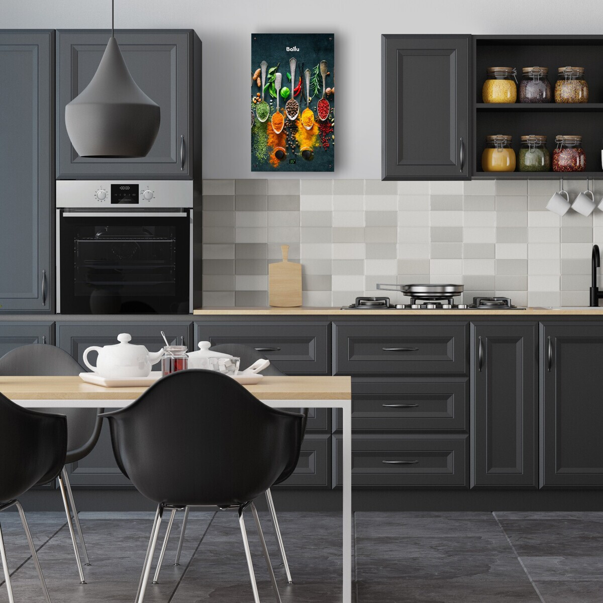 Водонагреватель Ballu GWH 10 Fiery Glass Curry - фото 8