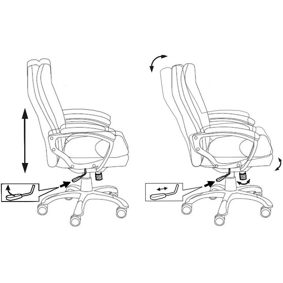 Офисное кресло Бюрократ CH-868N/LT-20 - фото 5