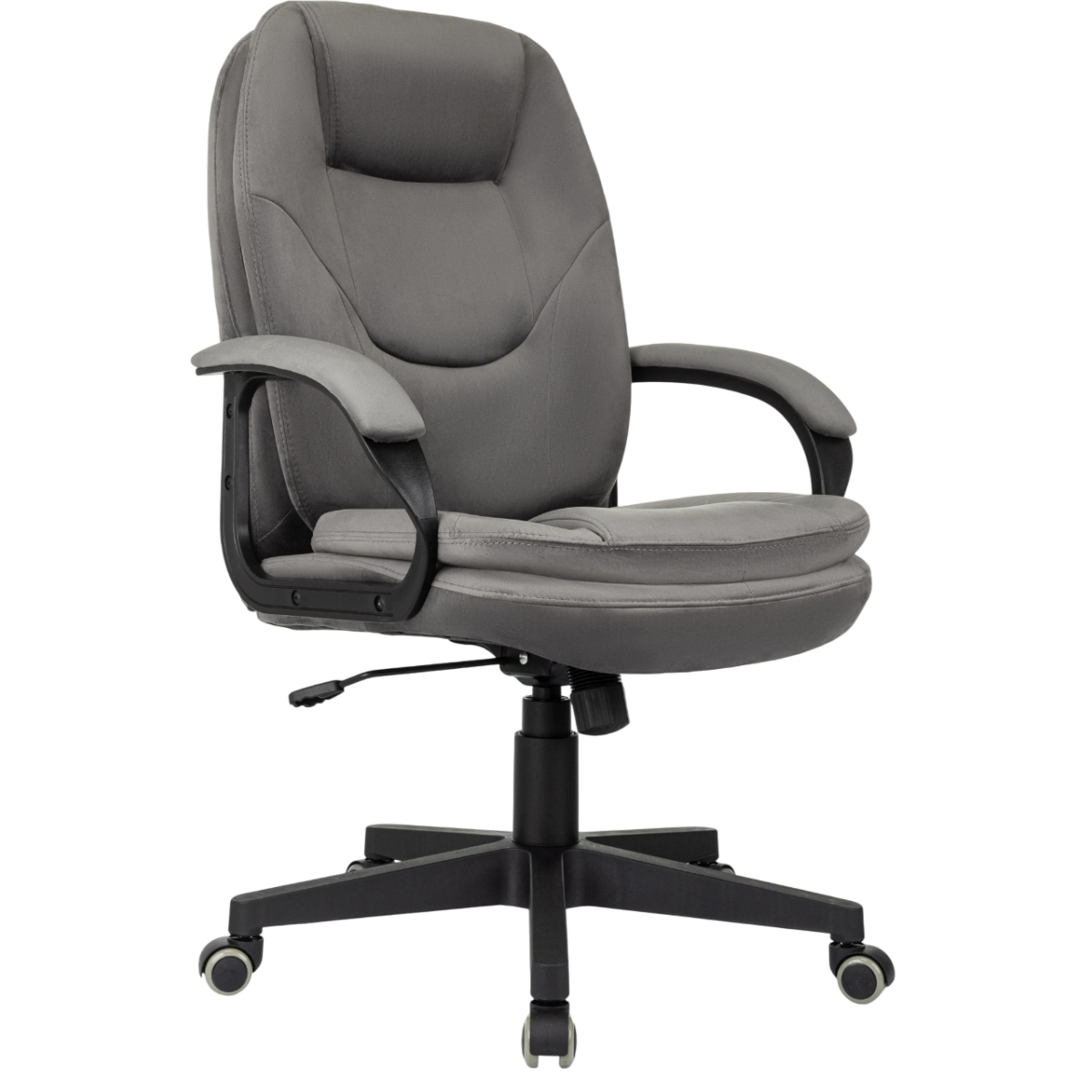 Офисное кресло Бюрократ CH-668 Grey - CH-668/HOLLAND-18 - фото 3