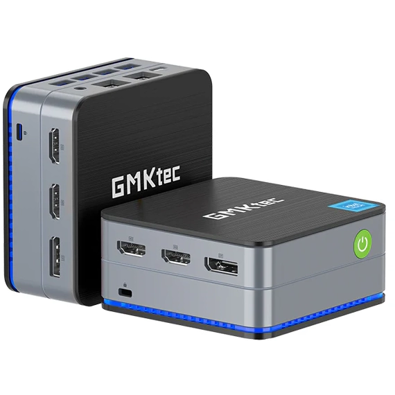 Мини ПК GMKtec NucBox G2 Plus Black/Red (N150/12+512GB/Win11P) - G2PLUS/N150/12+512GB/Win11P - фото 2