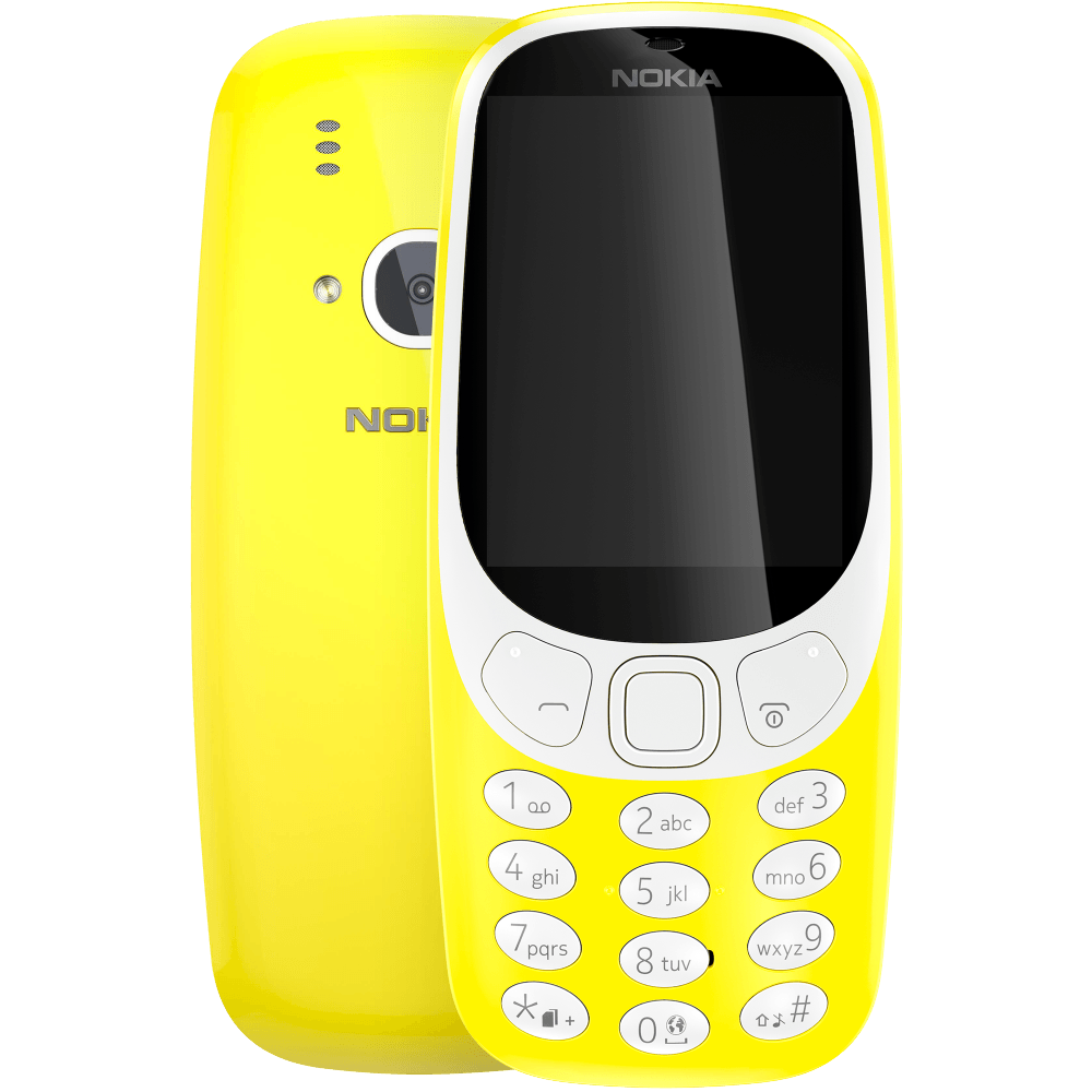 Телефон Nokia 3310 Dual Sim (2017) Yellow - A00028100