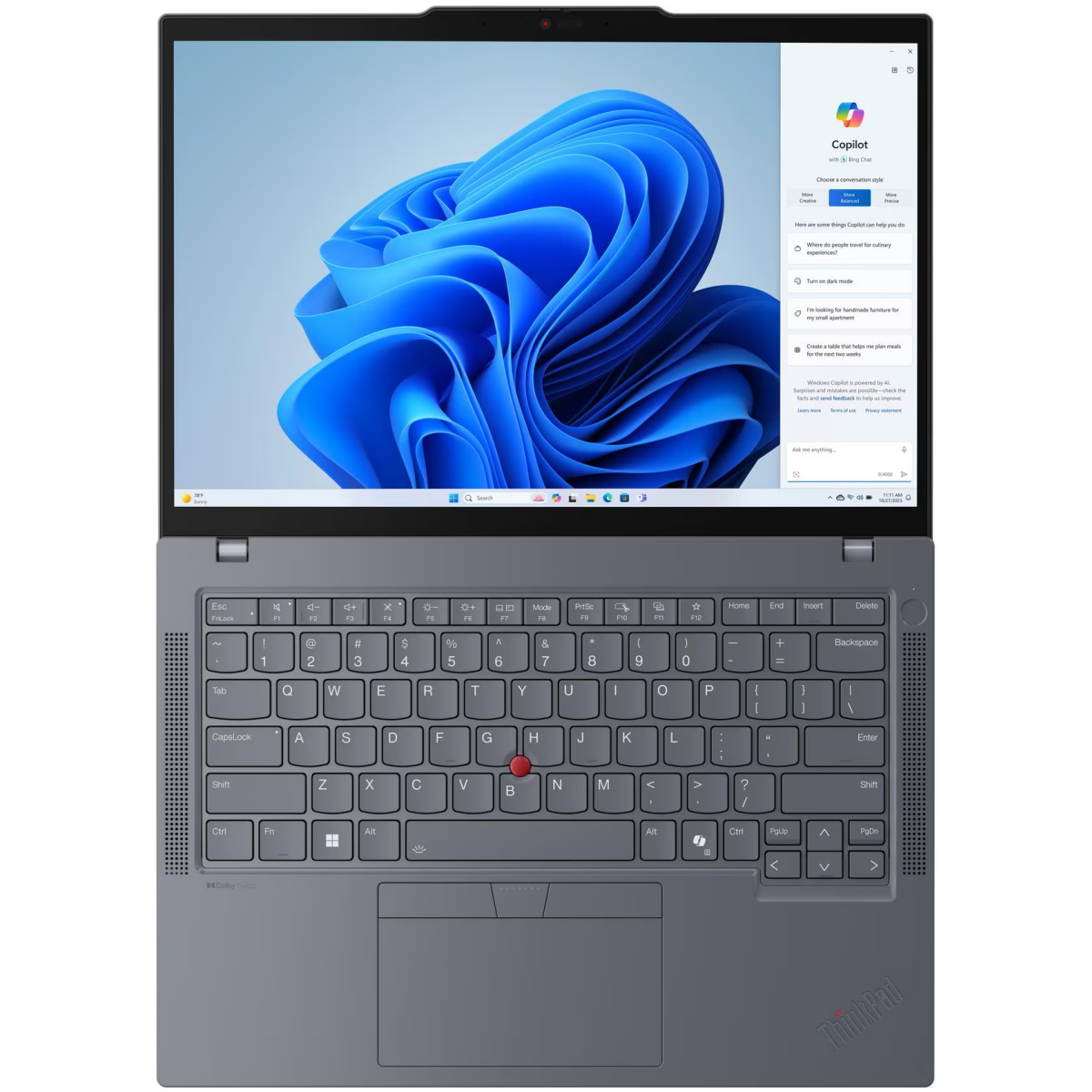 Ноутбук Lenovo ThinkPad T14 Gen 5 (Intel) Grey (21ML0089US) - фото 5