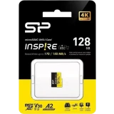Карта памяти 128Gb MicroSD Silicon Power Inspire (SP128GBSTXLA2V1N)