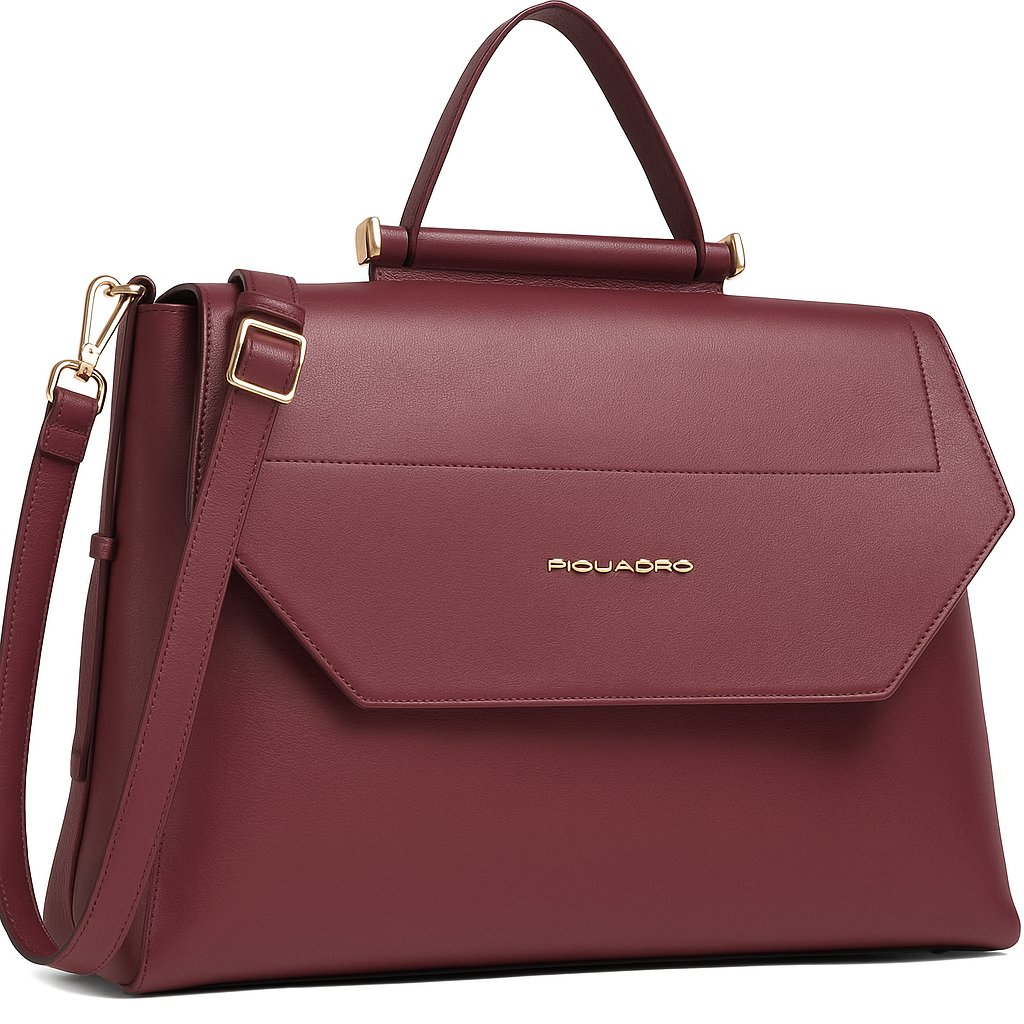 Сумка для ноутбука Piquadro Women's Satchel Bag 14" Burgundy (BD6778W92/BO)