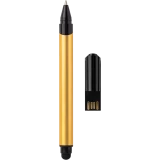 USB Flash накопитель 32Gb SmartBuy Gel Pen Gold (SB032GB2GRTL)