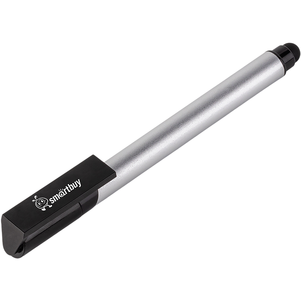 USB Flash накопитель 32GB SmartBuy Gel Pen Silver (SB032GB2SRTL)