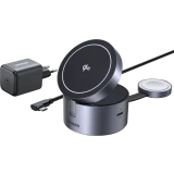 Беспроводное зарядное устройство UGREEN UNO 3-in-1 Magnetic Wireless Charger 25W (65148)