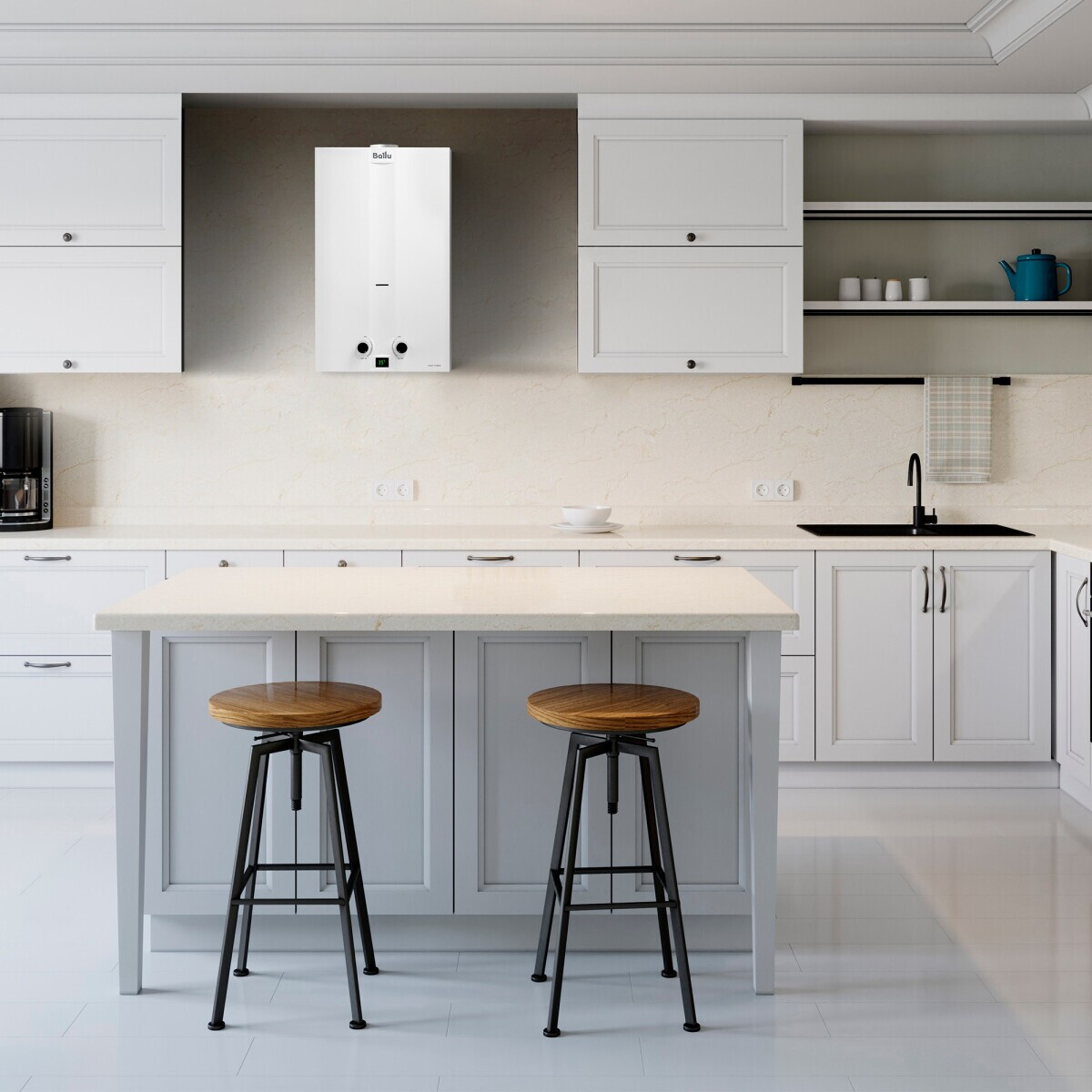 Водонагреватель Ballu GWH 12 Fiery Turbo - НС-1584741 - фото 9