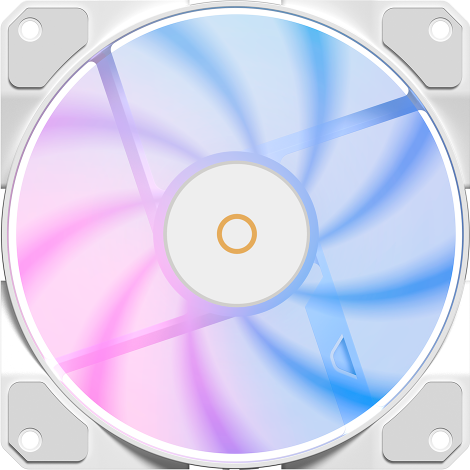 Вентилятор для корпуса Ocypus Beta F12 WH ARGB REVERSE BLADE - Beta-F12-WH1AM01X-GL