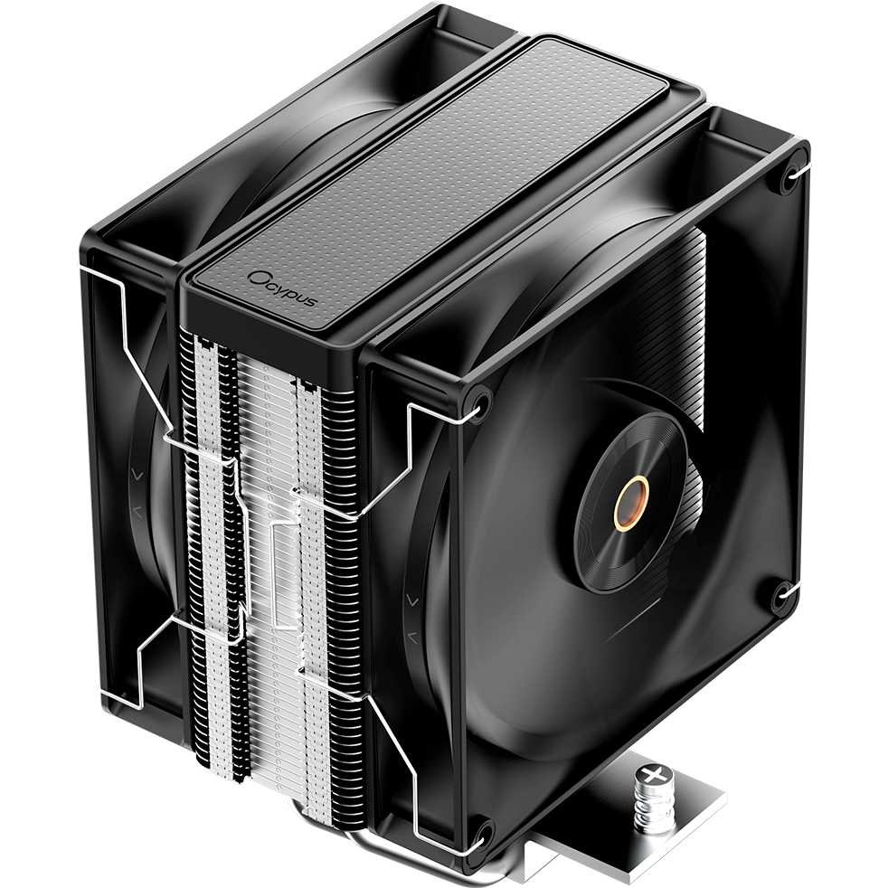 Кулер Ocypus Delta A40 Elite Dual Fan BK - Delta-A40-BK2NNWN00X-GL