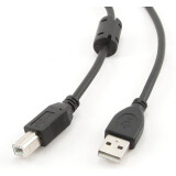 Кабель USB A (M) - USB B (M), 4.5м, Gembird CCF-USB2-AMBM-15