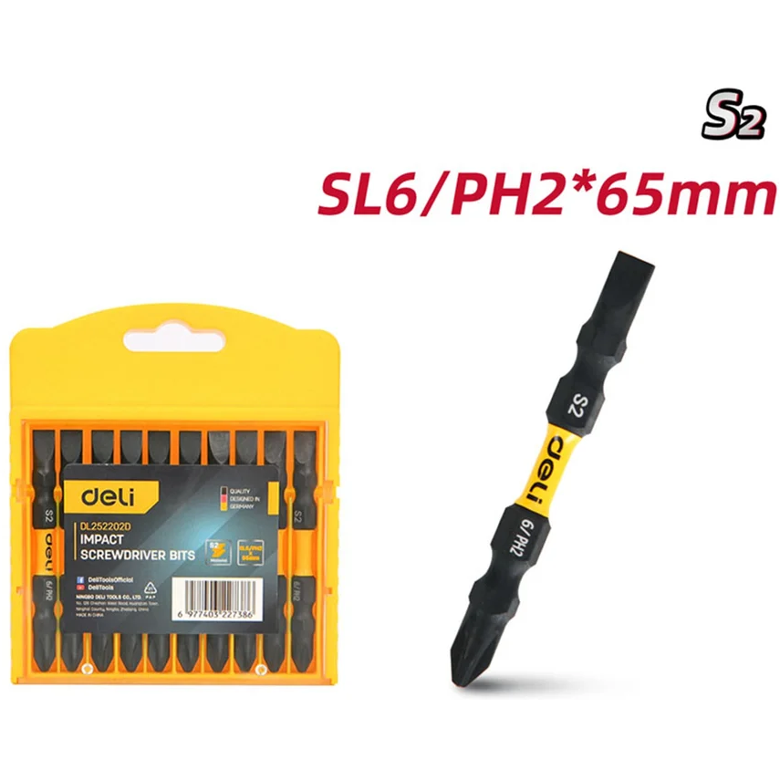 Набор бит Deli DL252202D